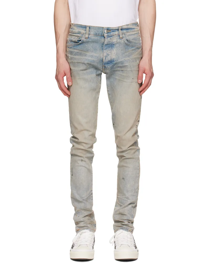 Amiri Blue Stack Jeans Perfect