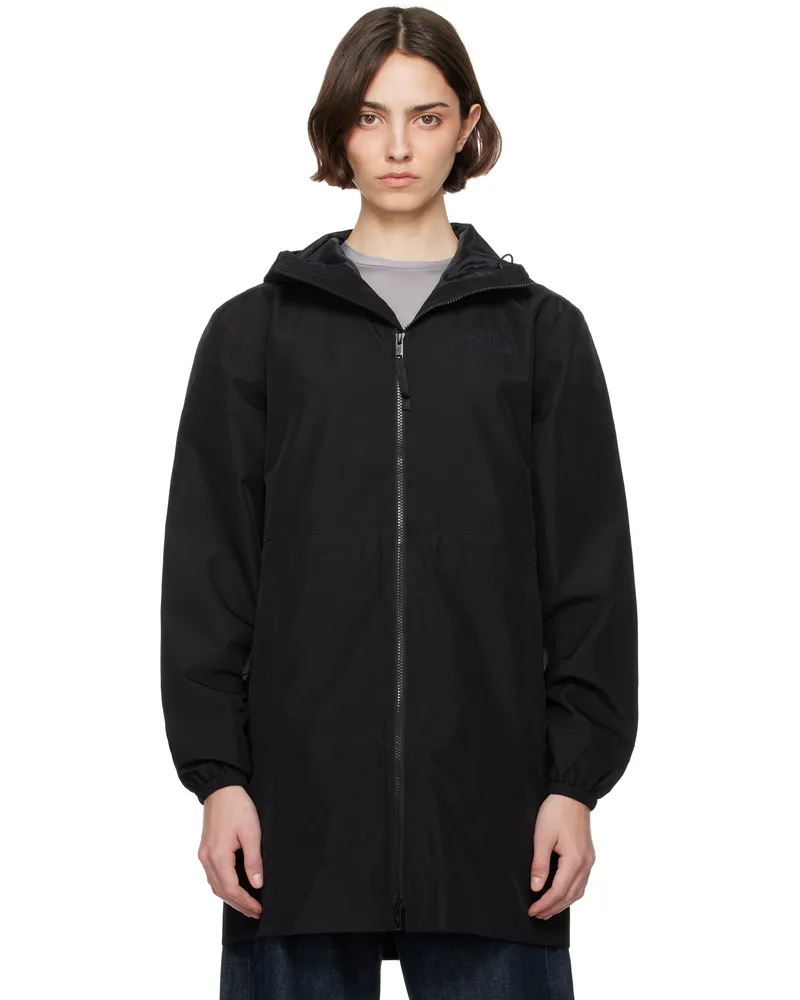 The North Face Black Daybreak Mid Rain Coat Jk3