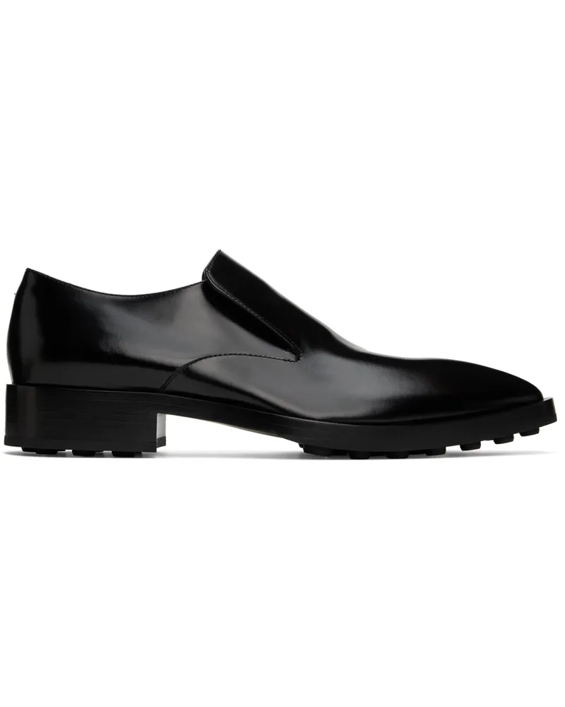 Jil Sander Black Calfskin Loafers 001