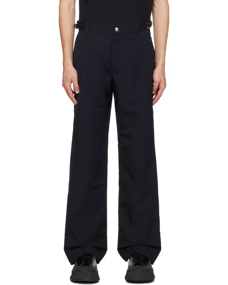 Jacquemus Black Les Classiques 'Le pantalon Jean' Trousers 990