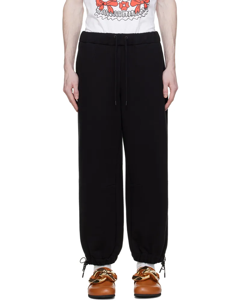 Simone Rocha Black Drawstring Sweatpants Black