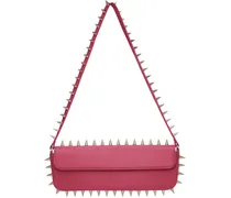 Pink Spike Baguette Bag