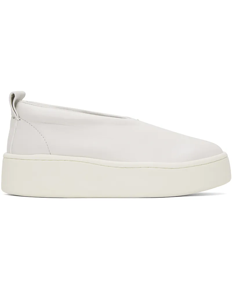 Jil Sander White Slip On Sneakers 102