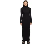 Black Turtleneck Maxi Dress