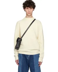 Jil Sander Off-White Crewneck Sweater Cloud