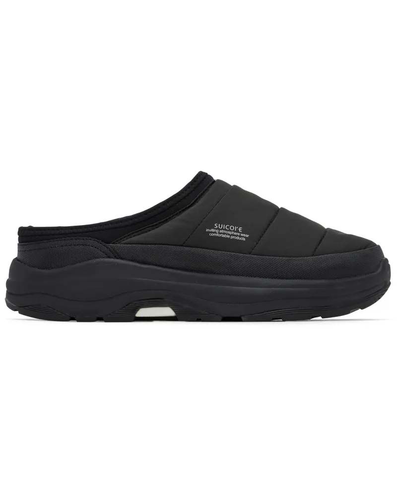 SUICOKE Black Pepper-LO-AB Loafers Black