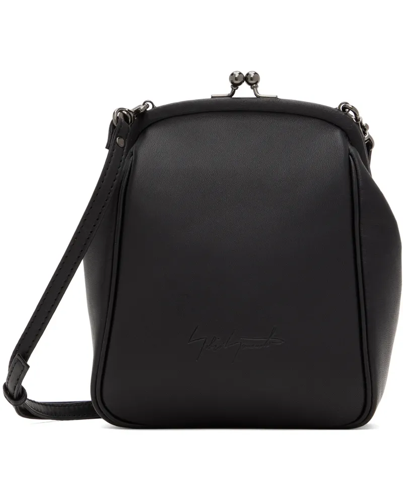 Yohji Yamamoto Black Discord Clasp Bag 1