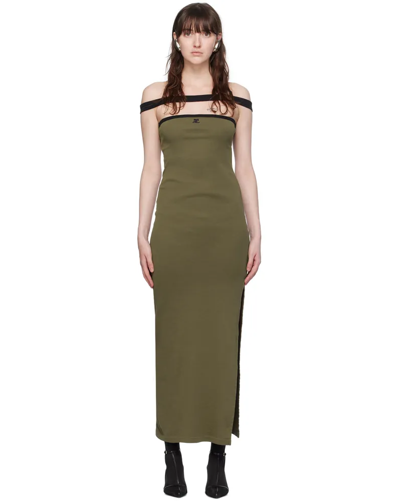 Courrèges Green Hyperbole Maxi Dress B133