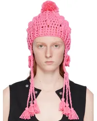 Anna Sui Pink Butterfly Beanie Rose