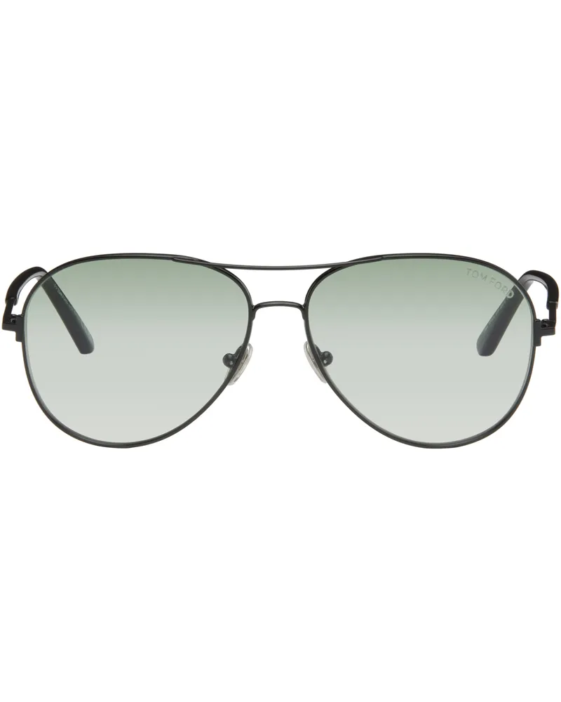 Tom Ford Black Polarized Clark Sunglasses 01p