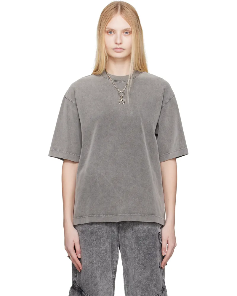 Acne Studios Gray Relaxed Fit T-shirt Bm0