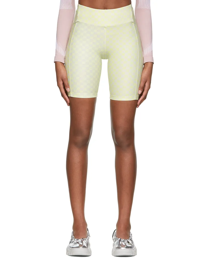 MISBHV SSENSE Exclusive Grey & Yellow Nylon Shorts Monogram