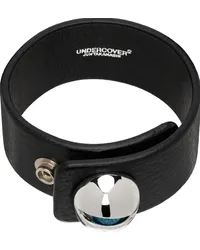 Undercover Black Leather Bracelet Black