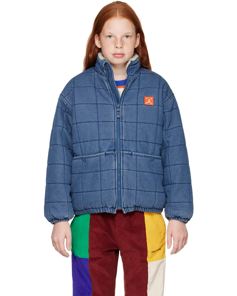 BOBO CHOSES Kids Multicolor Color Block Jacket - bei
