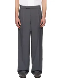 FRANKIE Shop Gray Beo Trousers Charcoal