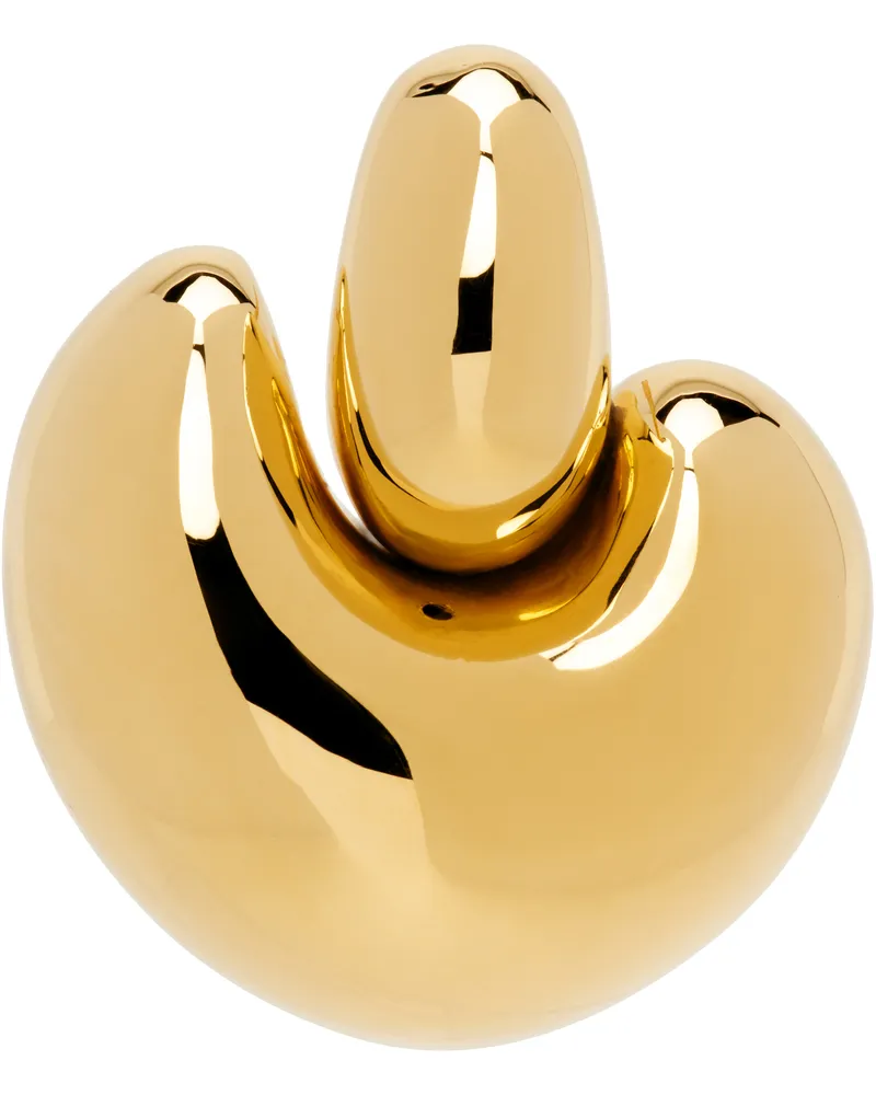Maria Black Gold Tryvann Single Earring Goldplated