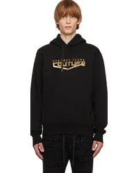 Versace Jeans Black Bonded Hoodie Egblack