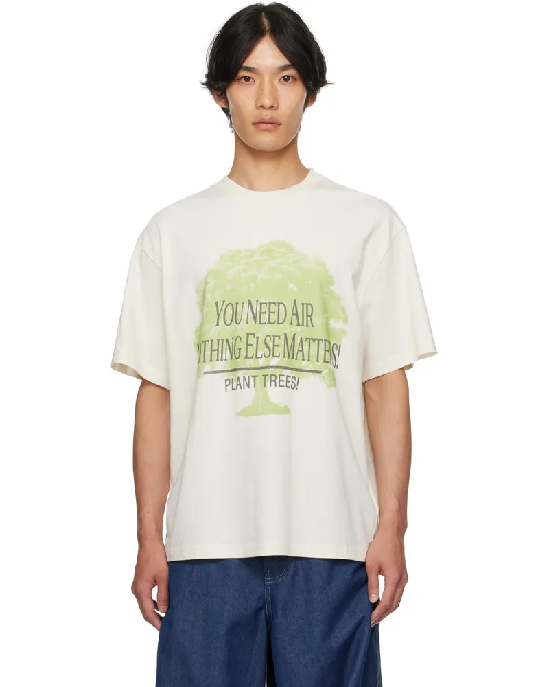 STORY mfg. Off-White Grateful Tee S/S T-Shirt Ecru
