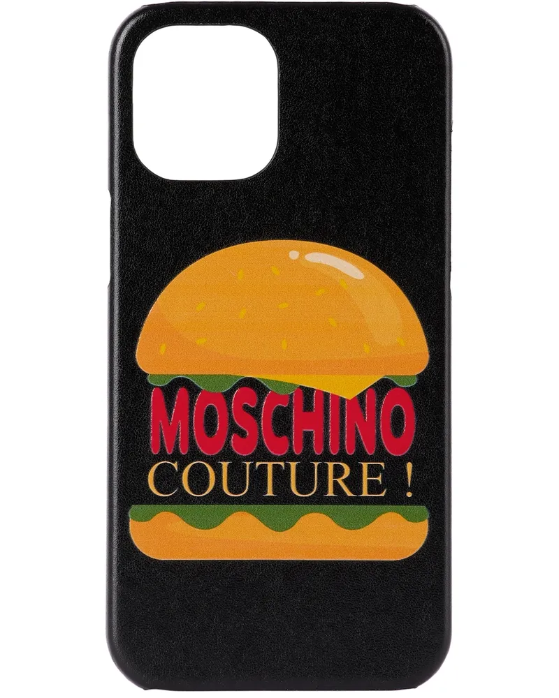 Moschino Black Hamburger iPhone 12 Pro Max Case Fantasy