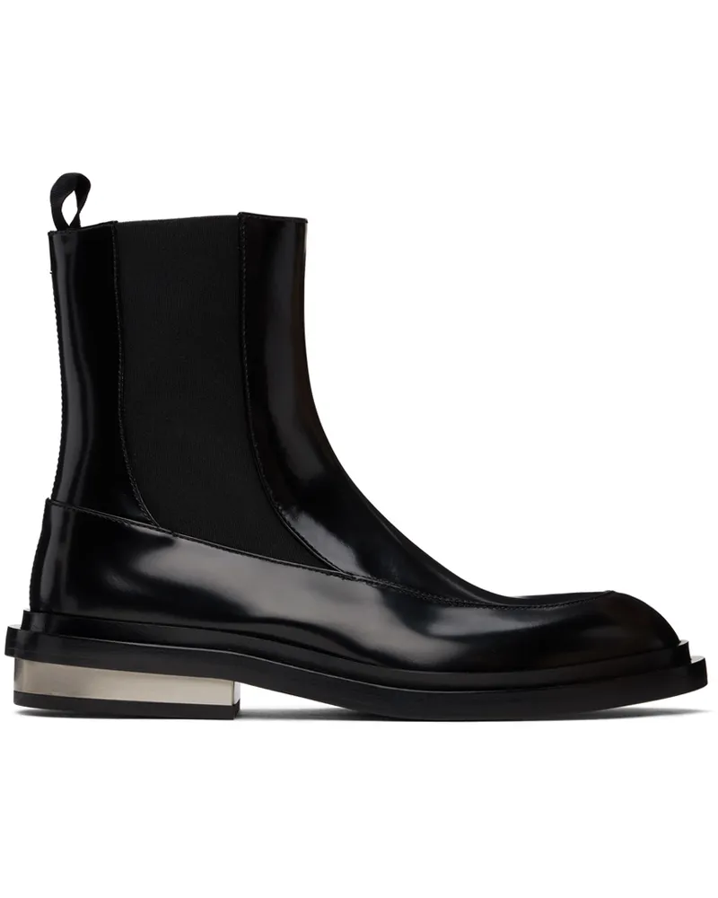 Jil Sander Black Ankle Boots 001