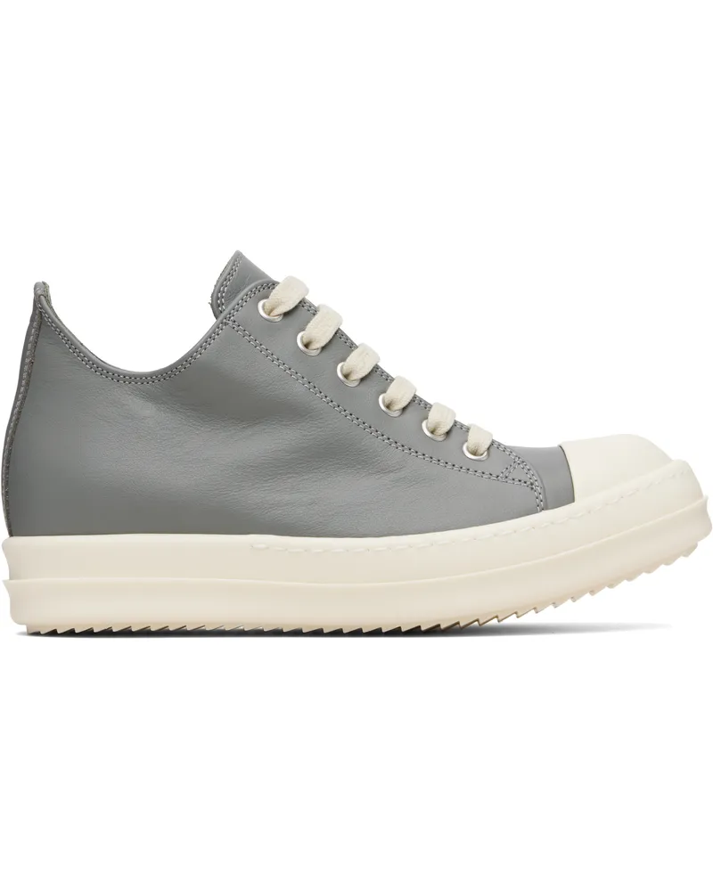 Rick Owens Gray Concordians Low Sneaks Sneakers 0611