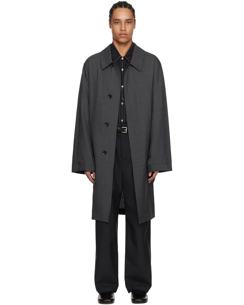 Christophe Lemaire Gray Light Tailored Coat Mu099
