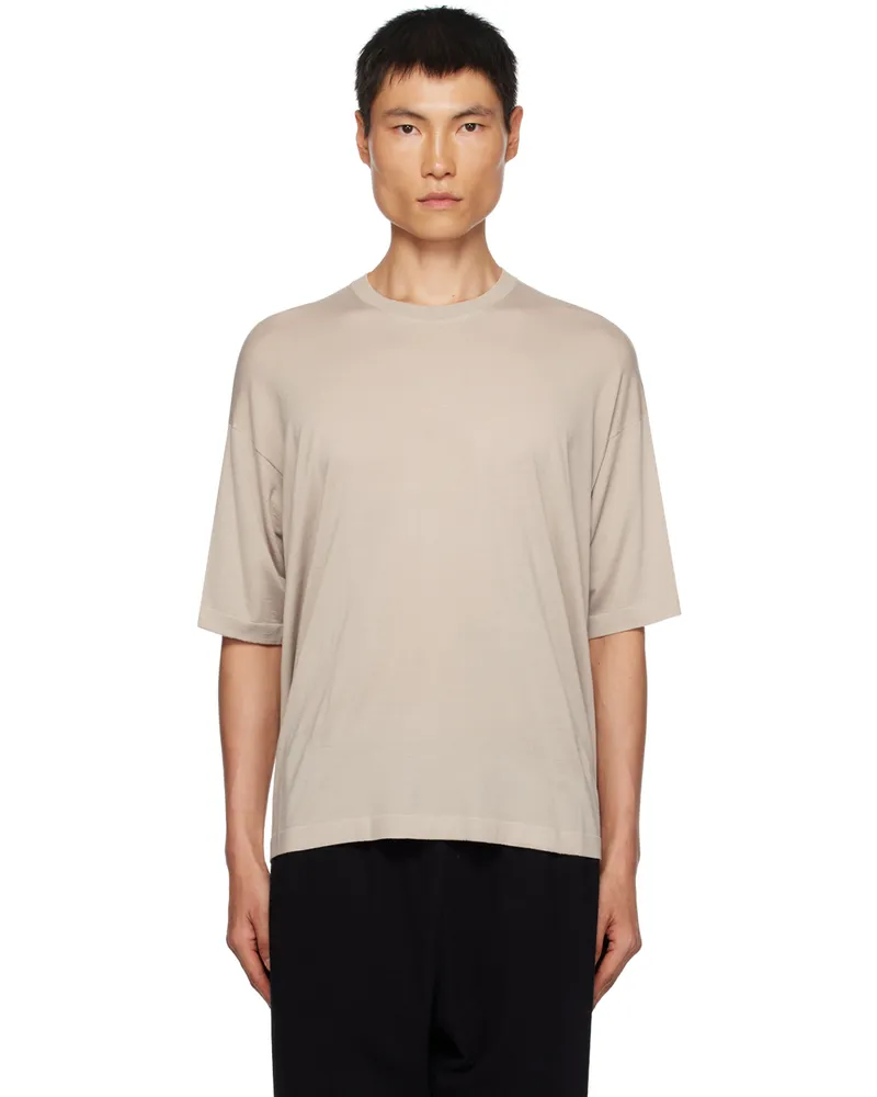 The Row Taupe Dlomu T-Shirt Taupe
