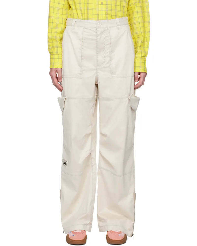 Acne Studios Beige Super Baggy Trousers Aek