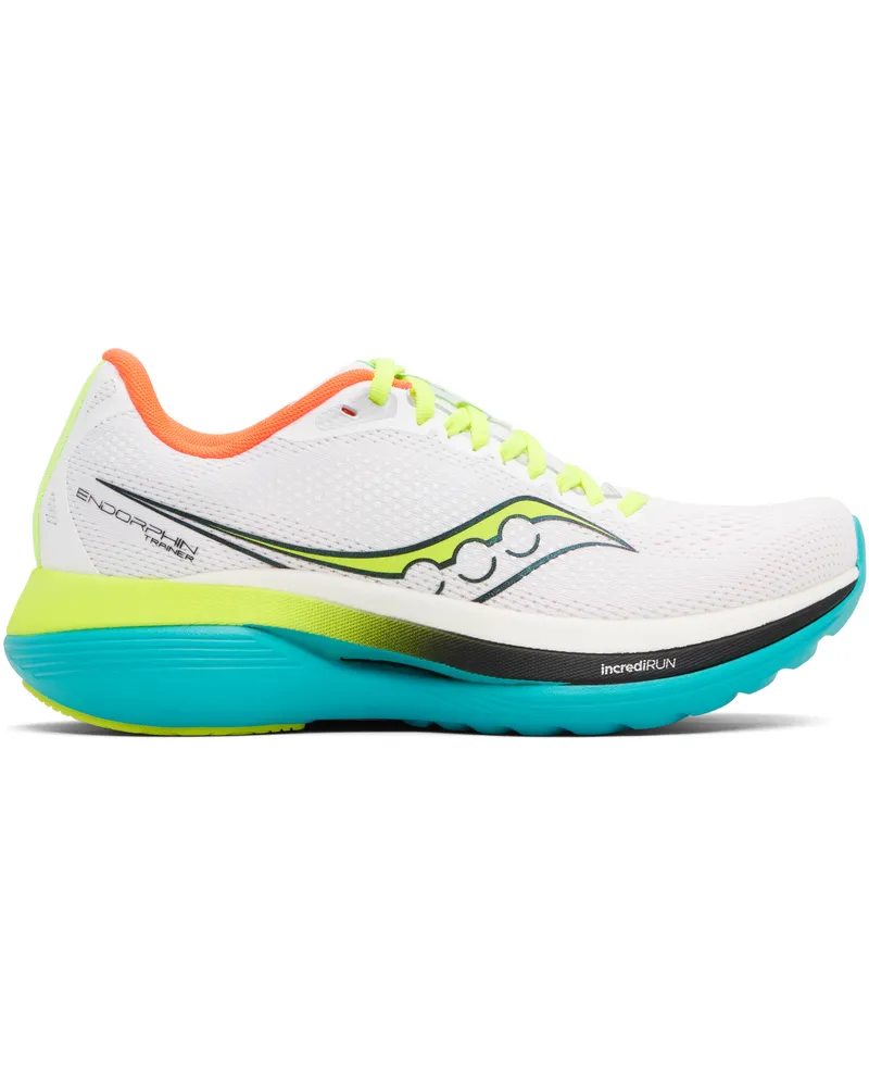 Saucony White Endorphin Trainer Sneakers White