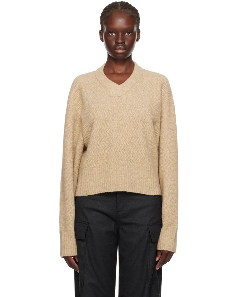 Filippa K Beige Structure Sweater 8285