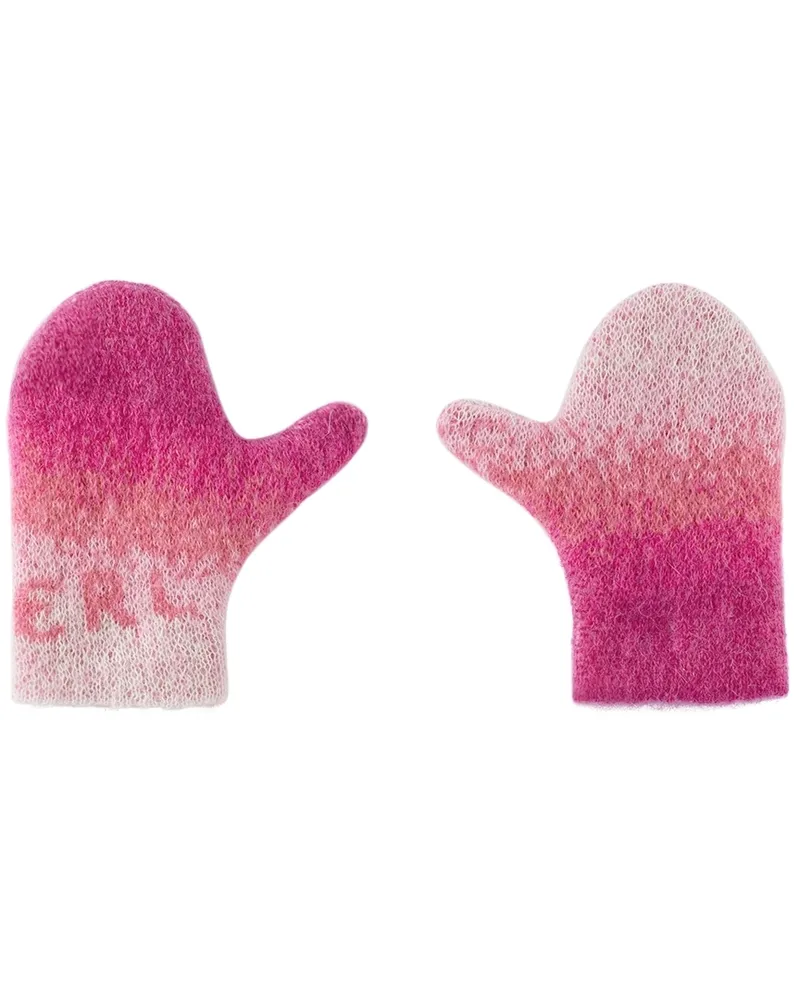 ERL Kids Pink Gradient Mittens Pink