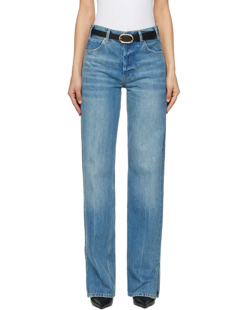 Anine Bing Blue Roy Jeans Washed