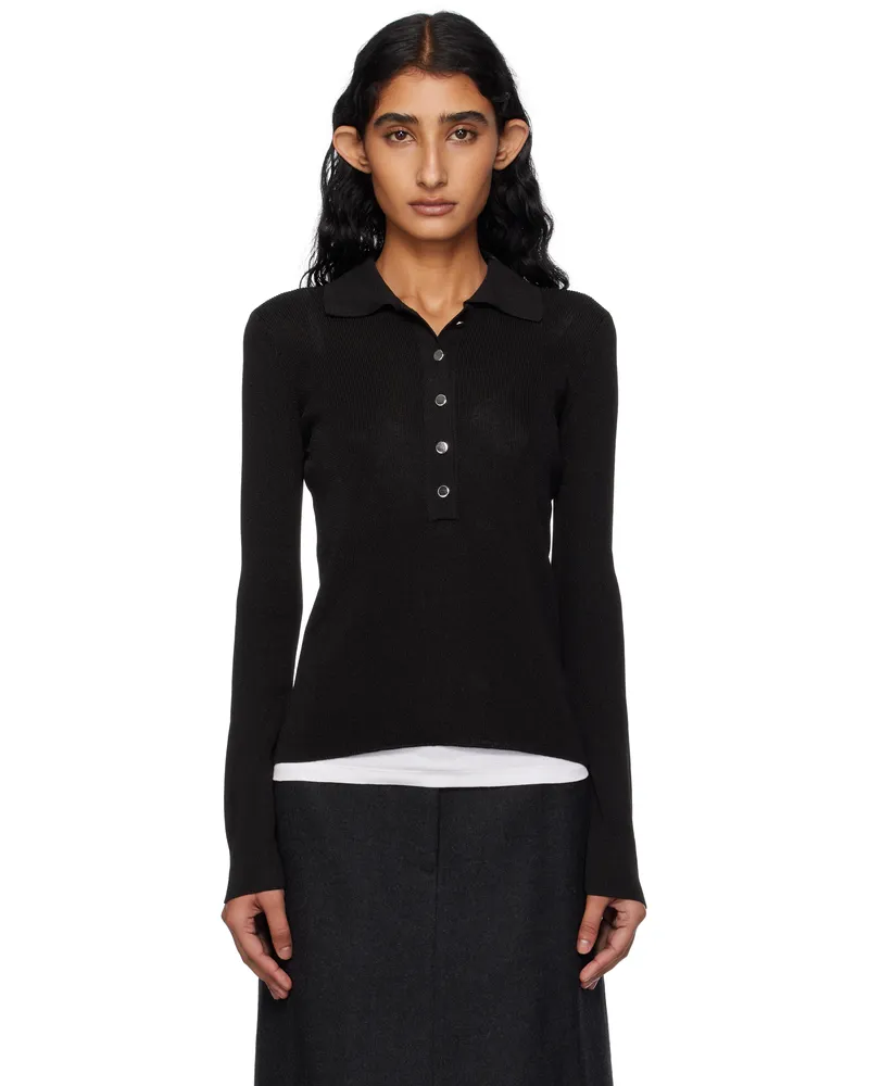 A.P.C. Black Mila Polo Lzz