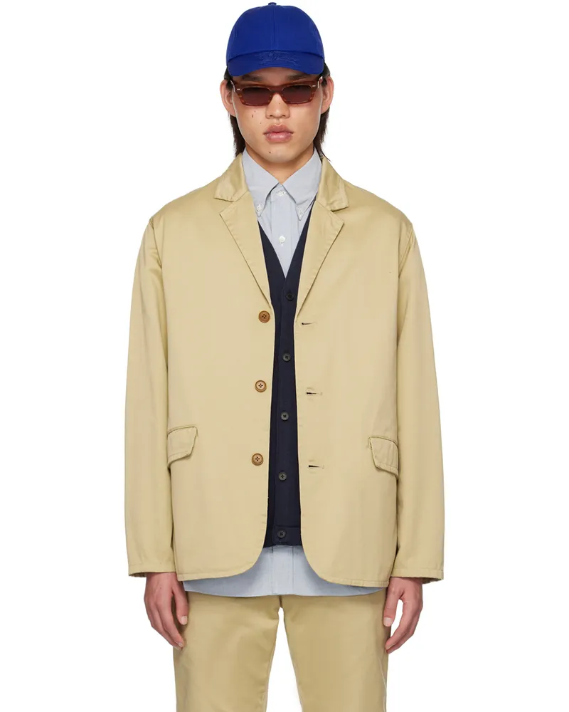nanamica Khaki Tailored Blazer Kk