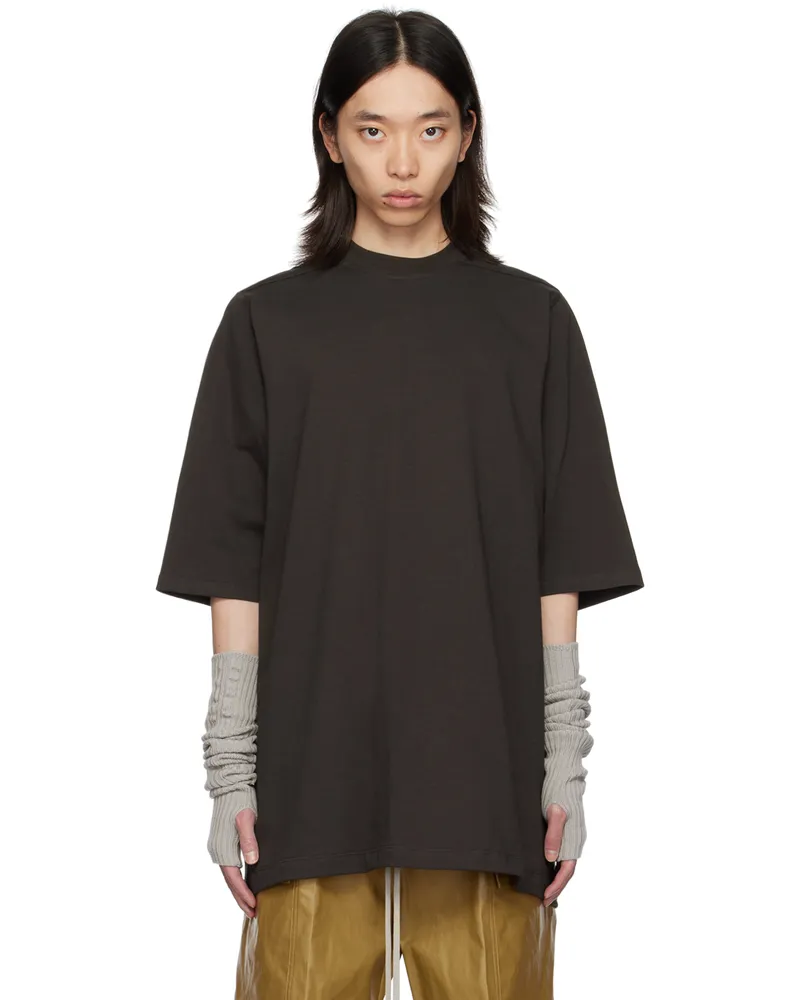 Rick Owens Gray Porterville Jumbo T-Shirt 78