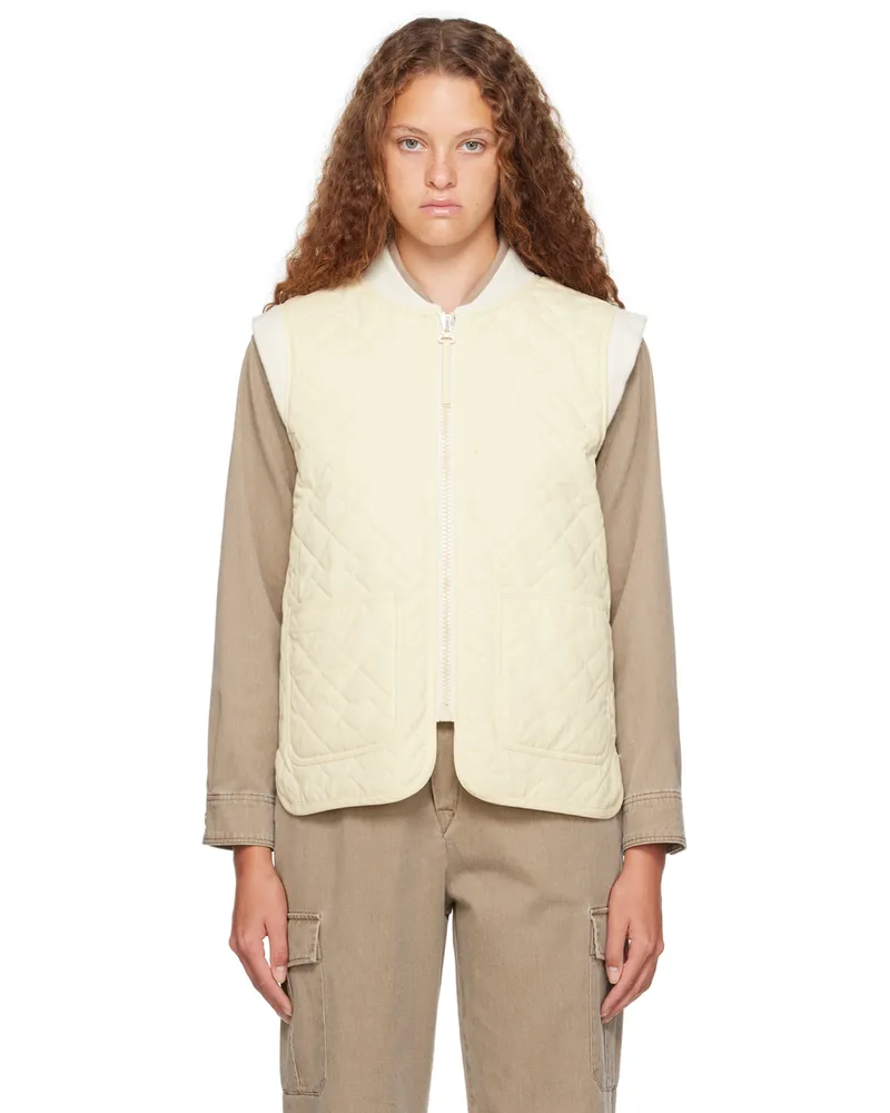 A.P.C. Beige Emilie Vest Bai