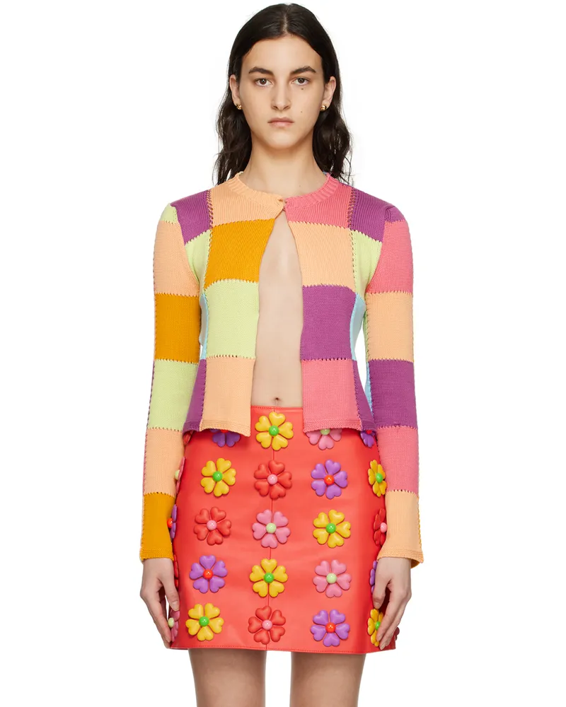 Moschino Multicolor Patchwork Jacket A0888