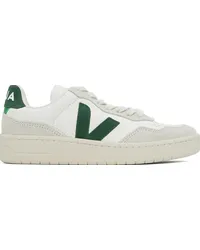 VEJA White & Green V-90 Sneakers Extra