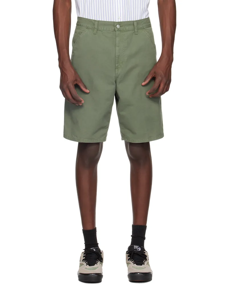 Carhartt WIP Khaki Single Knee Shorts 1yf