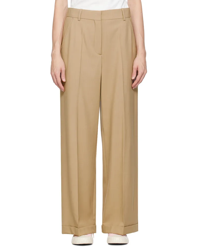 Kenzo Beige Kenzo Paris Suit Trousers Dark