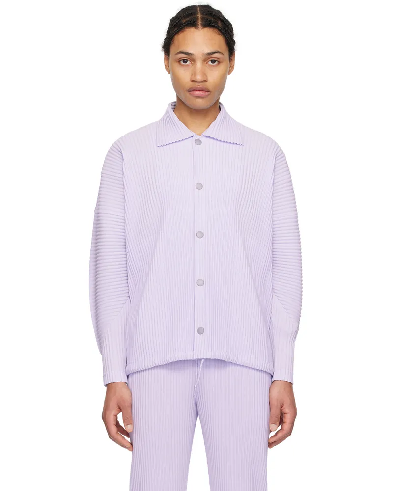 Issey Miyake Purple Monthly Color February Jacket 80-soft
