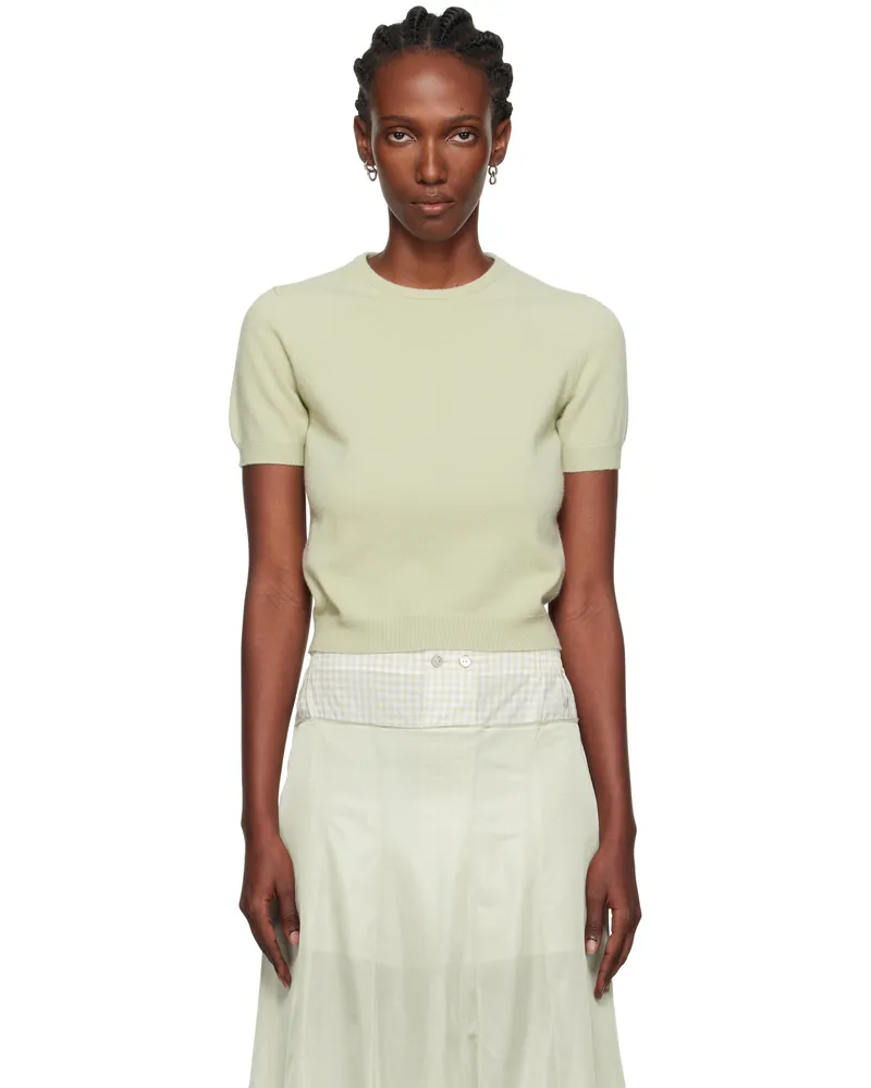 Maison Margiela Green Crewneck Sweater 688