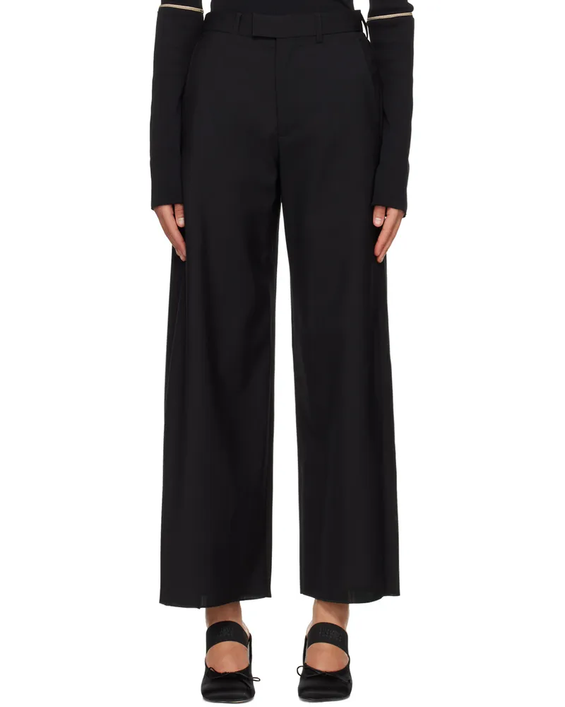 Maison Margiela Black Wrap Trousers 900