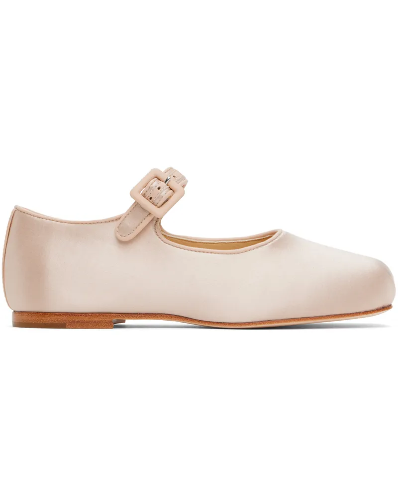 Sandy Liang Pink Mary Jane Pointe Ballerina Flats 681