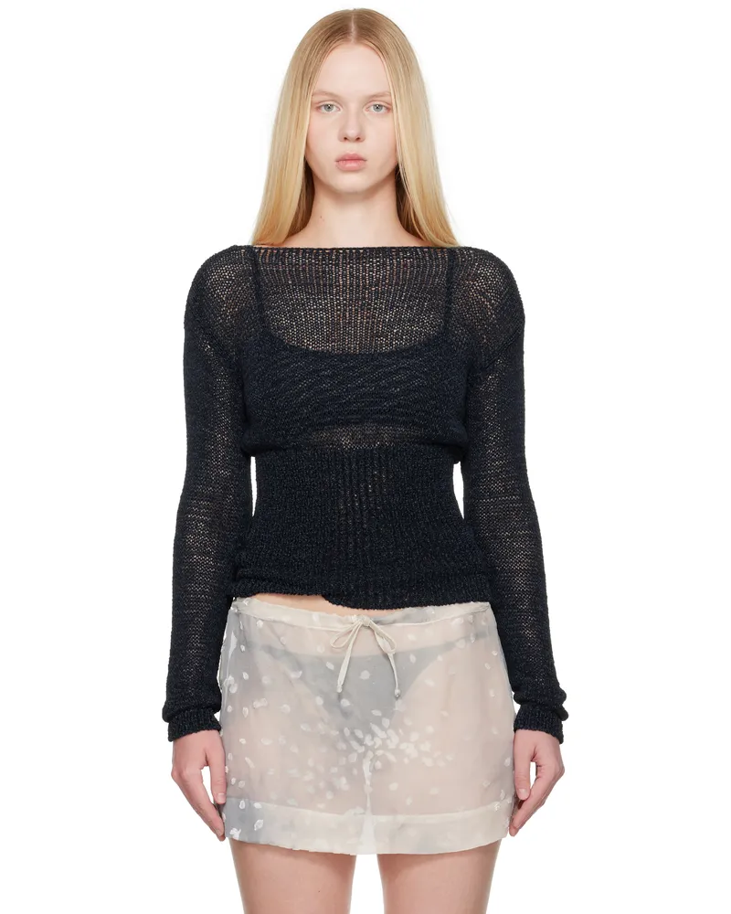 Paloma Wool Navy Mosto Sweater 135