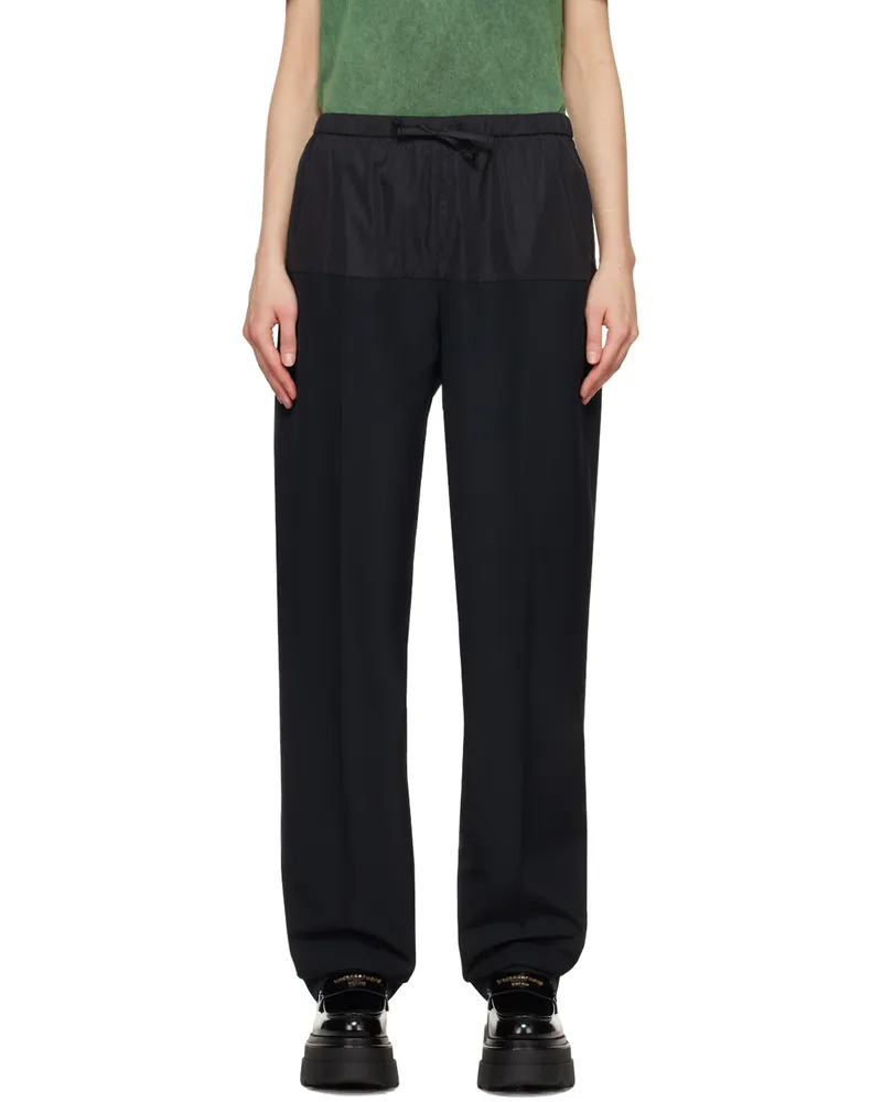 Alexander Wang Black Articulated Trousers 001