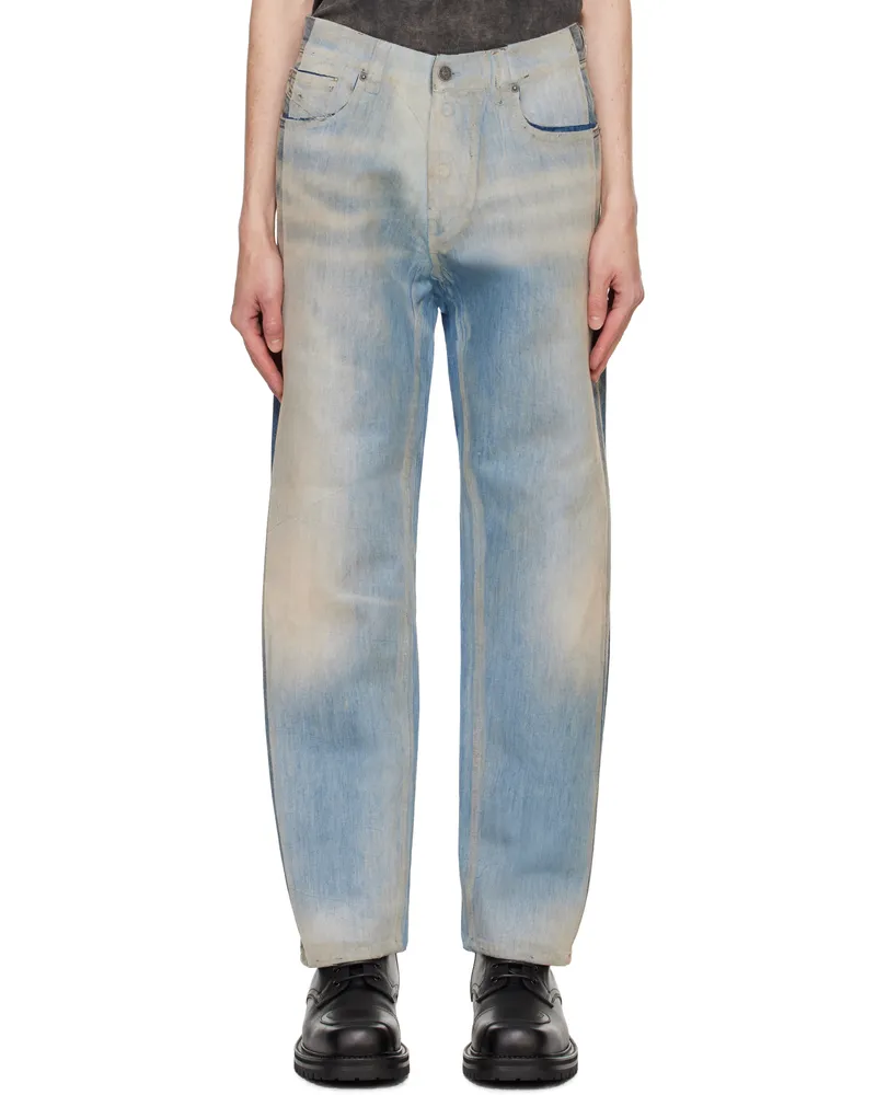 Diesel Blue Straight 2010 D-Macs 09k22 Jeans 1