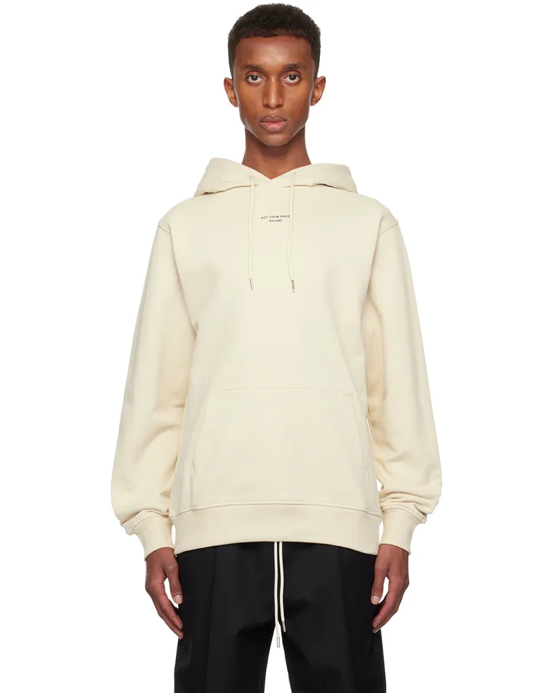 Drôle de Monsieur Off-White 'Le Hoodie Slogan Classique' Hoodie Mastic