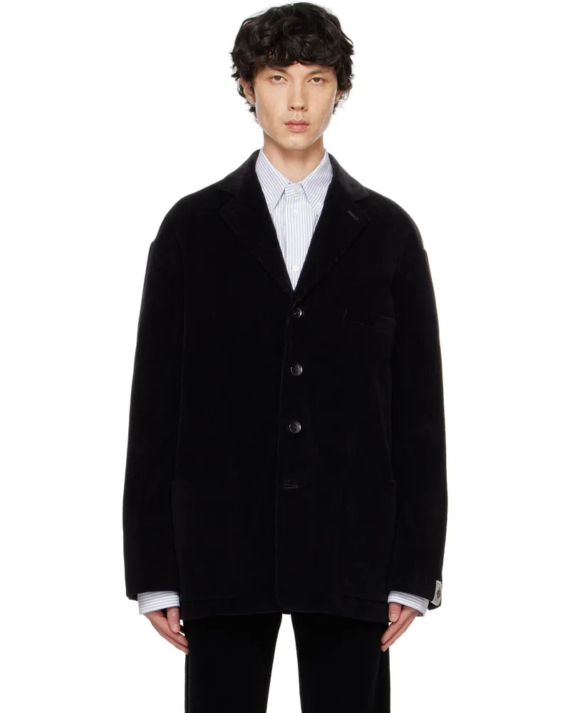 Bally Black Corduroy Blazer Black
