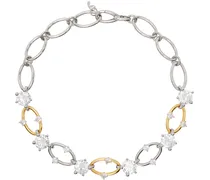 Silver & Gold Diamanti Chain Necklace